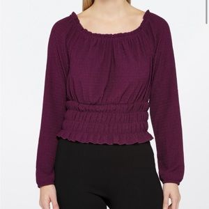 Piper Cropped Long Sleeve Knit Top
